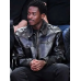 Damson Idris Black Leather Jacket